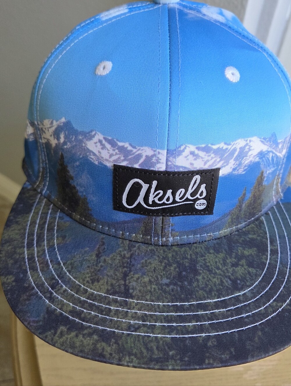 Aksels Colorado Snap Back Adjustable Mesh Hat  Winter Mountains Hiking Outdoors